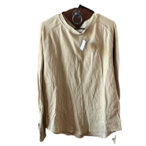 Free People Moss Long Sleeved  Tee with Thumbholes Size Small NWT